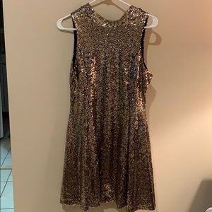 Gold Glitter dress